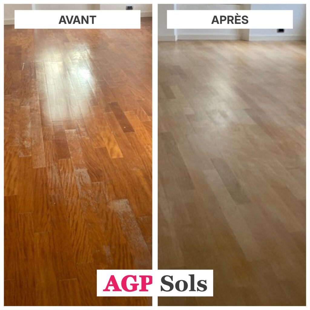ponçage et traitement parquet